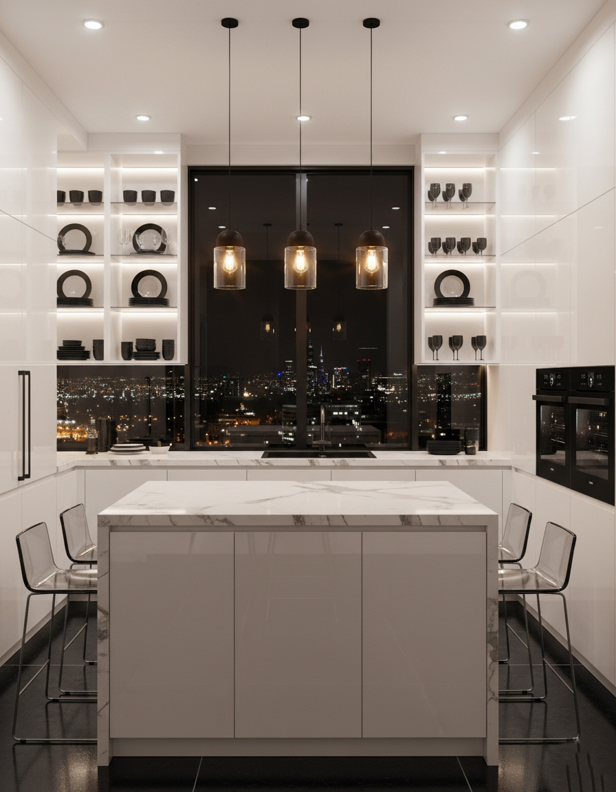 VIP Cam Akrilik Mutfak