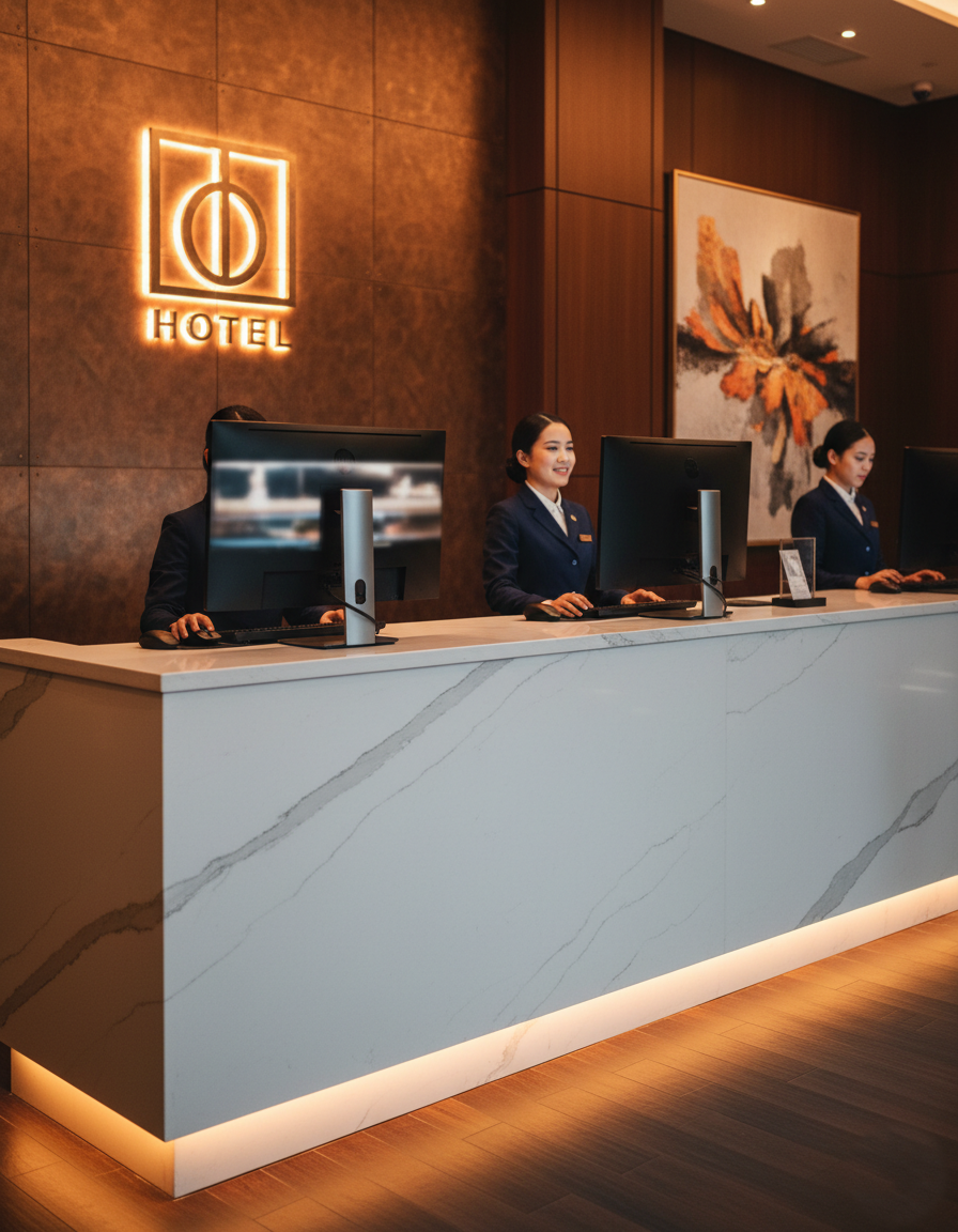Otel Resepsiyon Bankosu